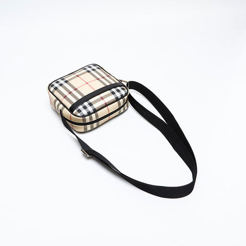 BURBERRY Nova Check Shoulder Bag beige WS20226