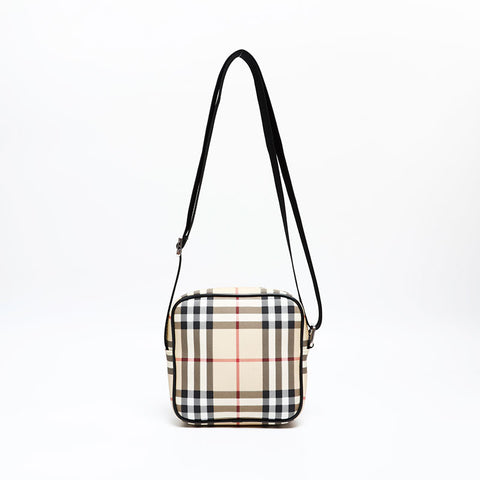 BURBERRY Nova Check Shoulder Bag beige WS20226