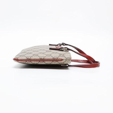 GUCCI GG Supreme Mini Red Handbag beige WS20227