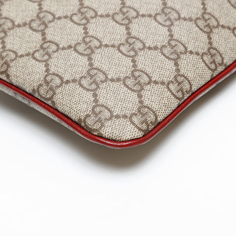 GUCCI GG Supreme Mini Red Handbag beige WS20227