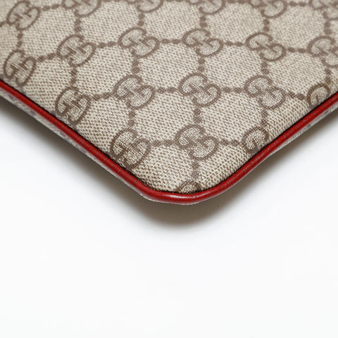 GUCCI GG Supreme Mini Red Handbag beige WS20227