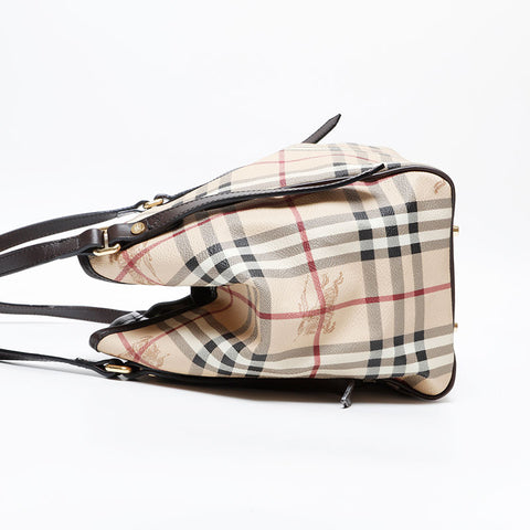 BURBERRY Nova Check Shoulder Bag beige WS20228