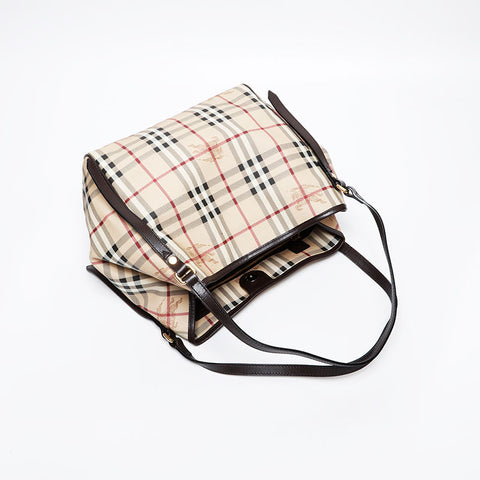 BURBERRY Nova Check Shoulder Bag beige WS20228