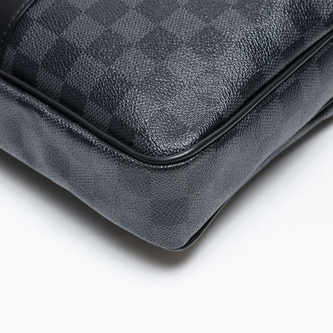 LOUIS VUITTON Damier Graphite PDJ Porte Document Jour Handbag black WS20230