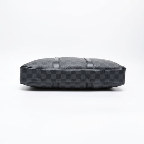 LOUIS VUITTON Damier Graphite PDJ Porte Document Jour Handbag black WS20230