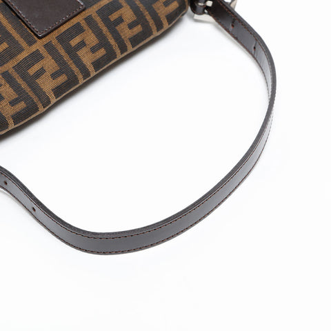 フェンディ FENDI ズッカ マンマバケット　 ショルダーバッグ ブラウン WS20231