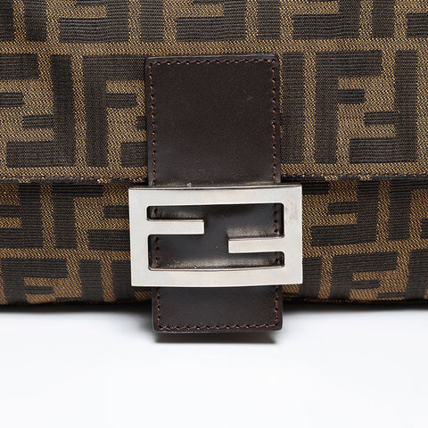 フェンディ FENDI ズッカ マンマバケット　 ショルダーバッグ ブラウン WS20231
