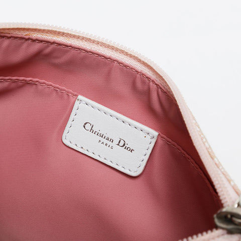 クリスチャンディオール Christian Dior トロッター キャンバス ショルダーバッグ ピンク WS20232