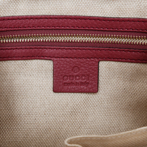 GUCCI 2way Leather Soho Shoulder Bag pink WS20234