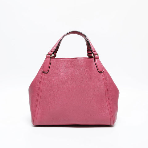 GUCCI 2way Leather Soho Shoulder Bag pink WS20234