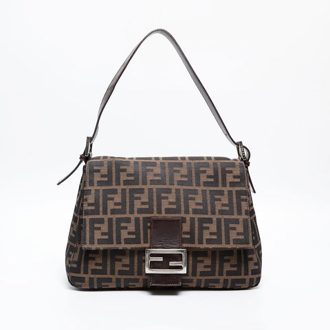 み*み様 フェンディ/FENDI ズッキーノ マンマバケット ブラウン