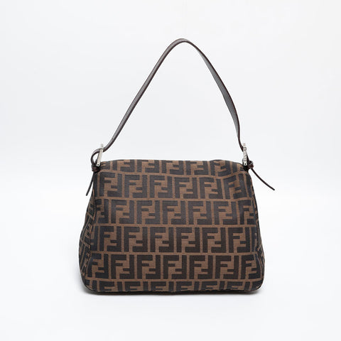 FENDI Zucca mamma bucket Shoulder Bag Brown WS20237
