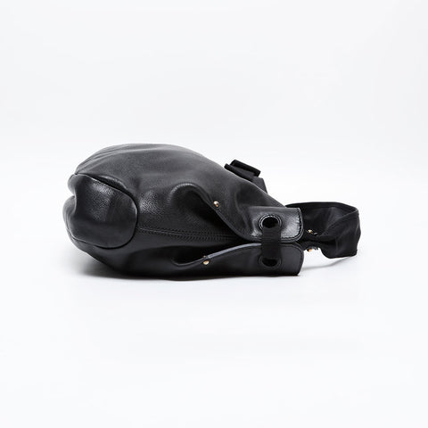 Salvatore Ferragamo Vara Ribbon Leather Shoulder Bag black WS20239