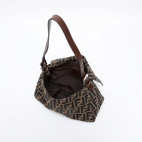 FENDI Zucca mamma bucket Shoulder Bag Brown WS20241
