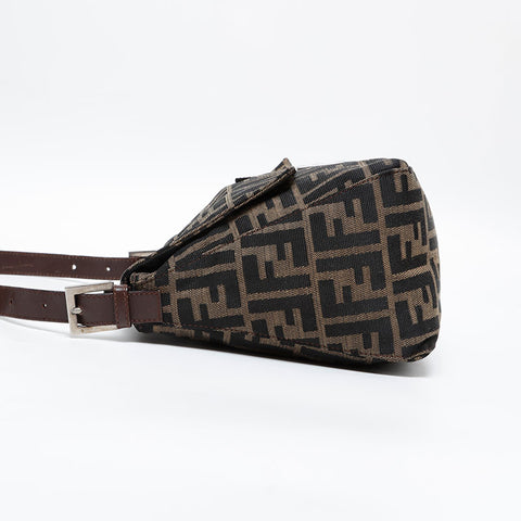 FENDI Zucca mamma bucket Shoulder Bag Brown WS20241