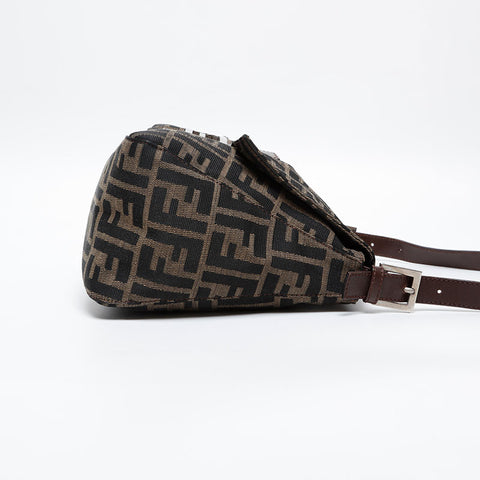 FENDI Zucca mamma bucket Shoulder Bag Brown WS20241