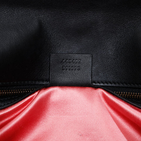 GUCCI GG Marmont Velour Chain Shoulder Bag black WS20243