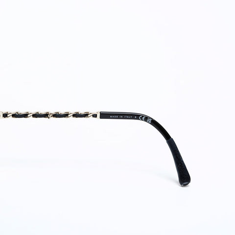 CHANEL Chain Clear Glasses black WS20248