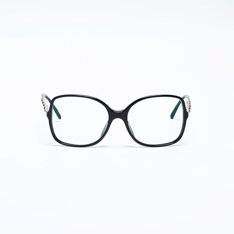 CHANEL Chain Clear Glasses black WS20248