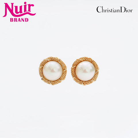 Christian Dior Pearl Earring gold WS20257