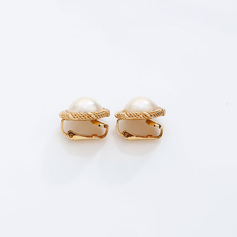Christian Dior Pearl Earring gold WS20257