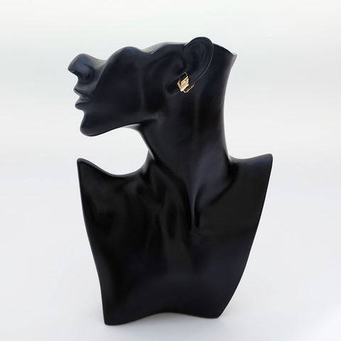 Christian Dior Rhinestone Earring gold WS20258