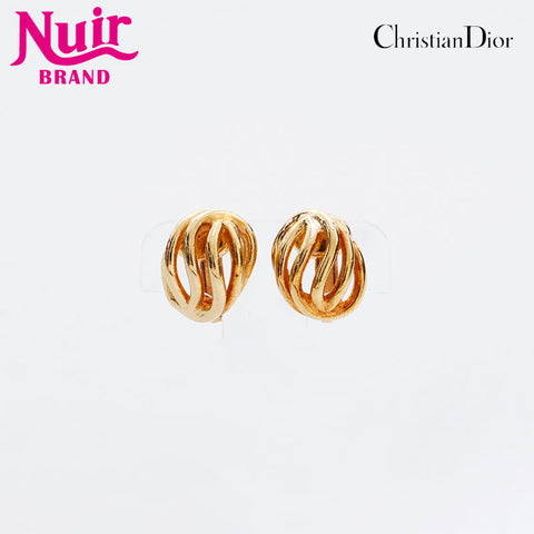 Christian Dior motif Earring gold WS20259