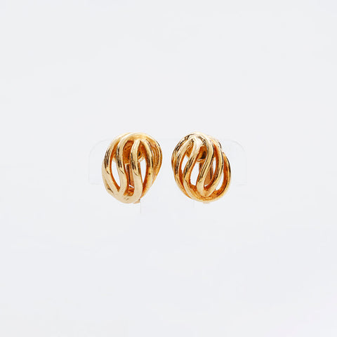 Christian Dior motif Earring gold WS20259