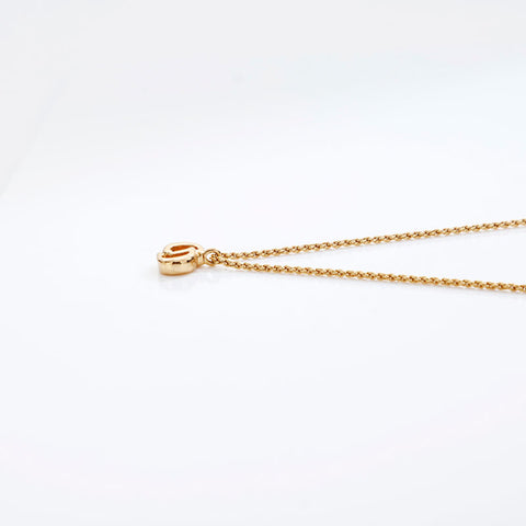 Christian Dior CD logo Necklace gold WS20262