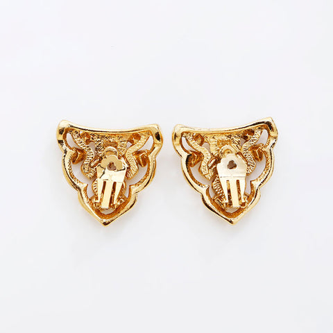 YVES SAINT LAURENT Rhinestone Earring gold WS20264