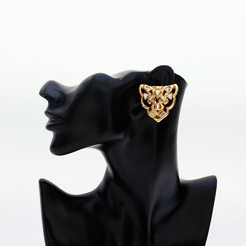 YVES SAINT LAURENT Rhinestone Earring gold WS20264