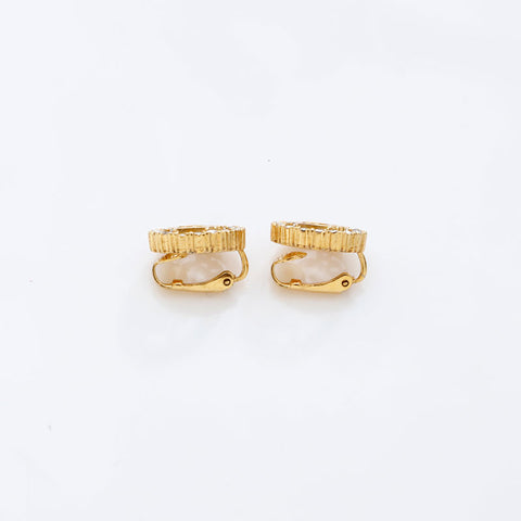 Christian Dior Rhinestone Necklace gold WS20266