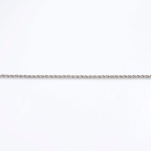 Christian Dior Rhinestone Necklace Silver WS20267