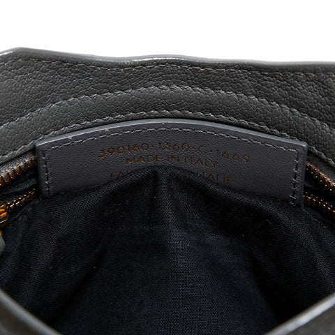 BALENCIAGA Leather Metallic Edge Mini City 2way Shoulder Bag gray WS20271