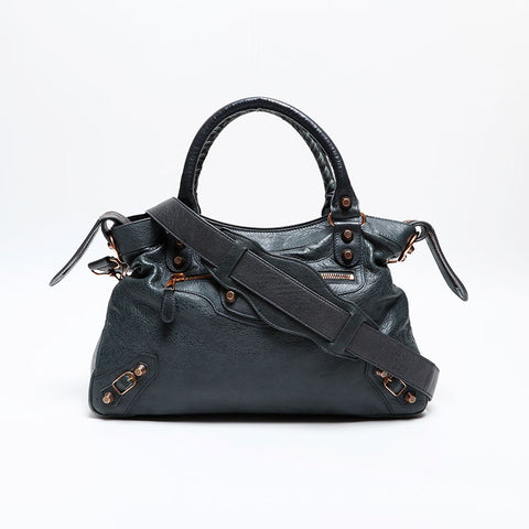 BALENCIAGA City Giant 2way Shoulder Bag green WS20273