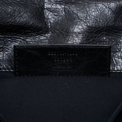 極美品 バレンシアガ BALENCIAGA ジャイアント エンベロープ クラッチバッグ ブラック WS20274