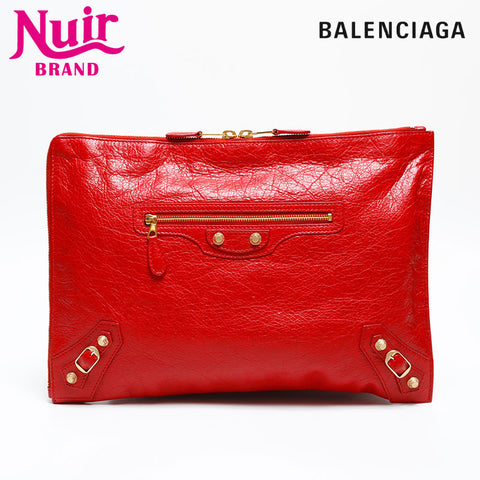 BALENCIAGA Giant envelope Clutch bag Red WS20275