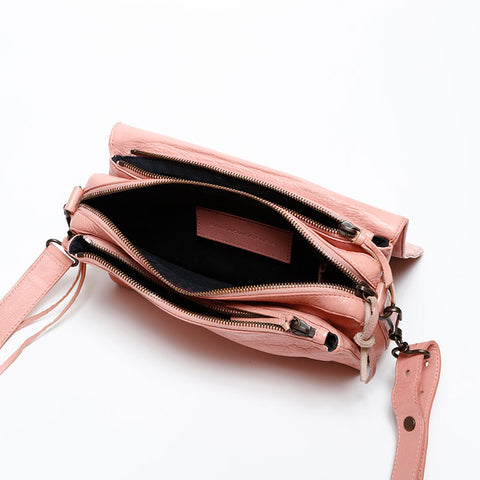 BALENCIAGA leather mini Shoulder Bag pink WS20280