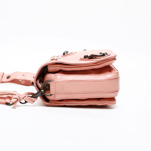 BALENCIAGA leather mini Shoulder Bag pink WS20280