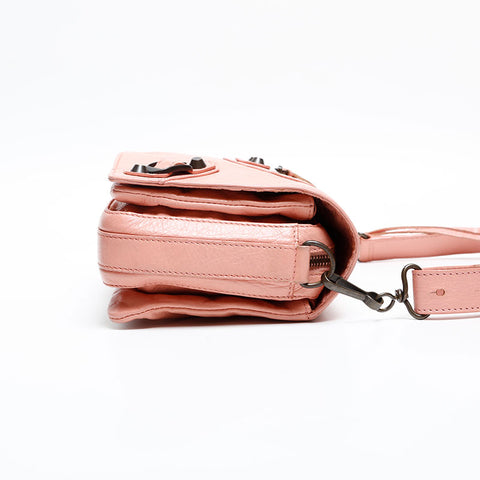 BALENCIAGA leather mini Shoulder Bag pink WS20280