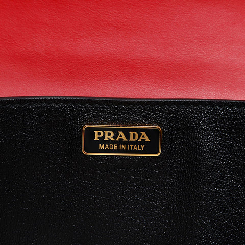 プラダ PRADA レザー カイエ ショルダーバッグ ブラック WS20284