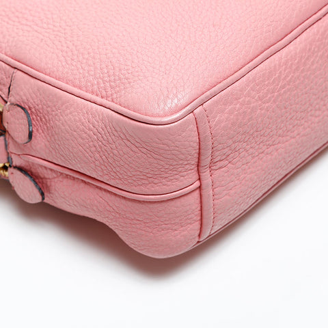 PRADA Leather Camera Bag Shoulder Bag pink WS20290