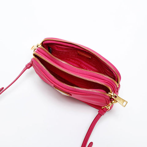 PRADA Nylon mini Shoulder Bag pink WS20291