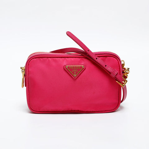 PRADA Nylon mini Shoulder Bag pink WS20291