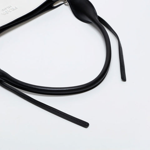 極美品 プラダ PRADA レザー マギット ショルダーバッグ ホワイト WS20294