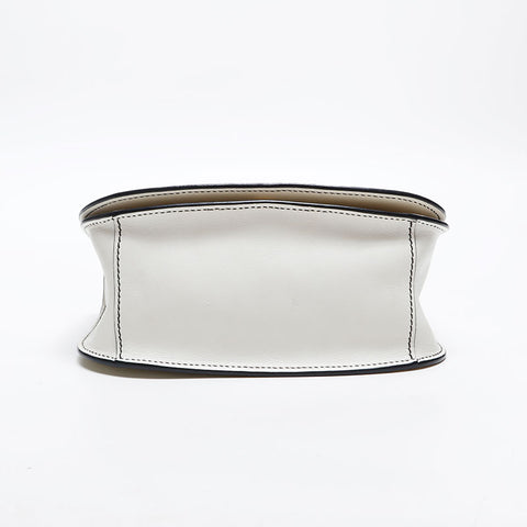極美品 プラダ PRADA レザー ピオニエール ショルダーバッグ ホワイト WS20295