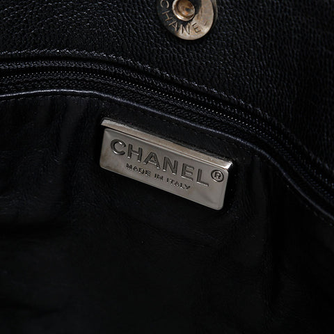 CHANEL Luxury Chain 10 series 2005-2006 Tote Bag black WS20302