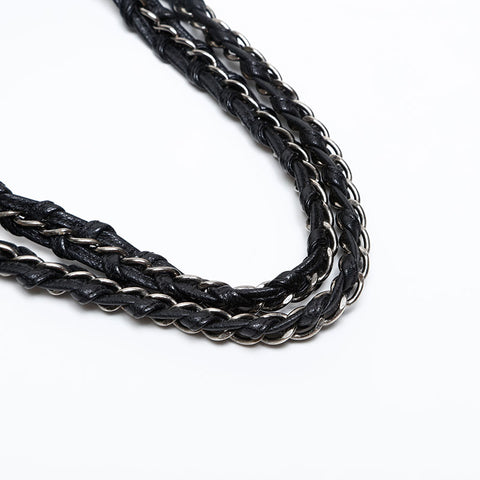 CHANEL Luxury Chain 10 series 2005-2006 Tote Bag black WS20302