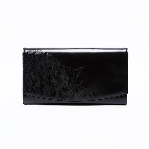 LOUIS VUITTON 1996 Epi Opera Line Aegean Clutch bag black WS20303