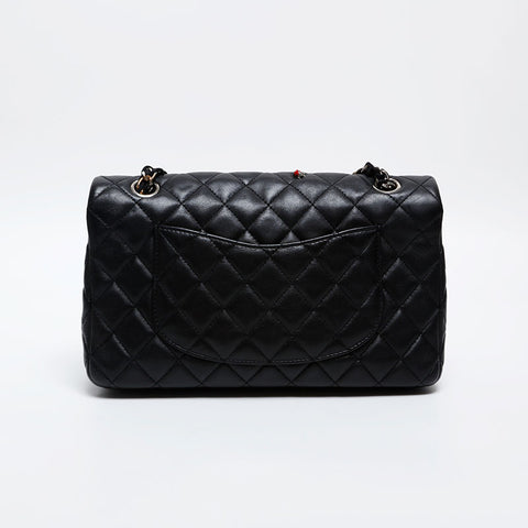 CHANEL Ladybug Matelasse Chain 9.8" 14th series 2010-2011 Shoulder Bag black WS20307